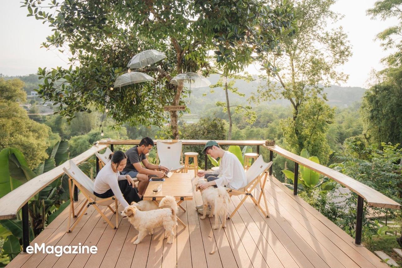 Micasa - Nha Gac Mai Tren Dinh Doi Villa Cao Bang Exterior foto